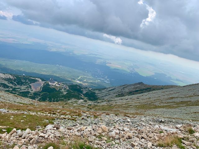 Visszatekintés a Lomnic-nyeregrőlFotó: Balatoni Bernadett