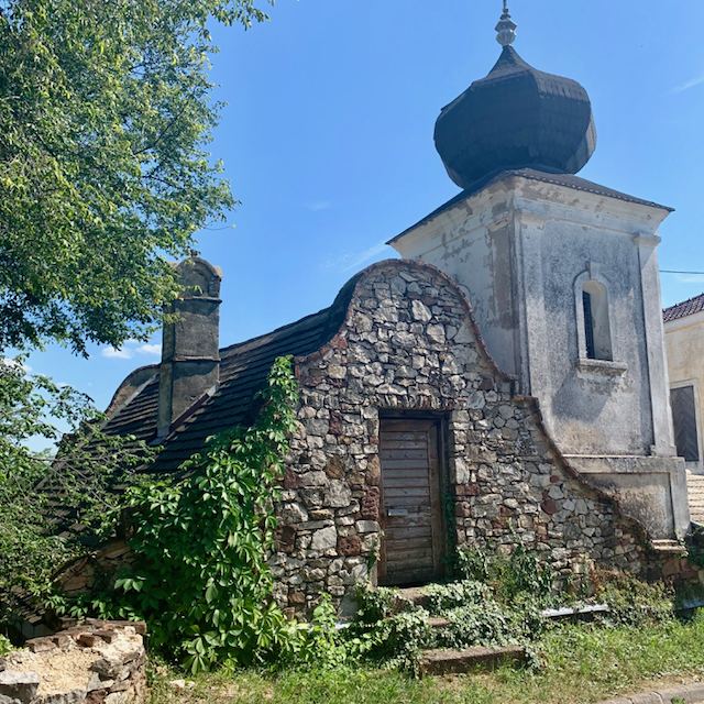 A paloznaki Pongrácz-kastély Mandula utcai homlokzataFotó: Balatoni Bernadett